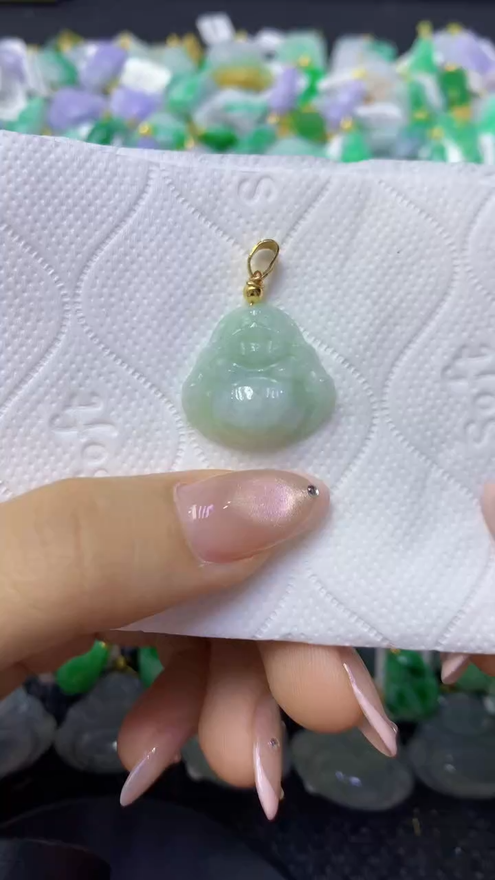 颈饰未镶嵌翡翠天然缅甸翡翠A货