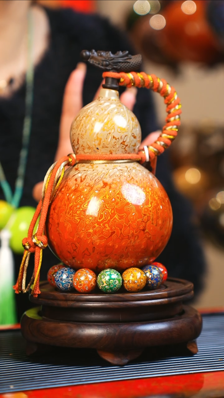 【闪购商品】JT189大师姐臻选非遗大漆酒葫芦