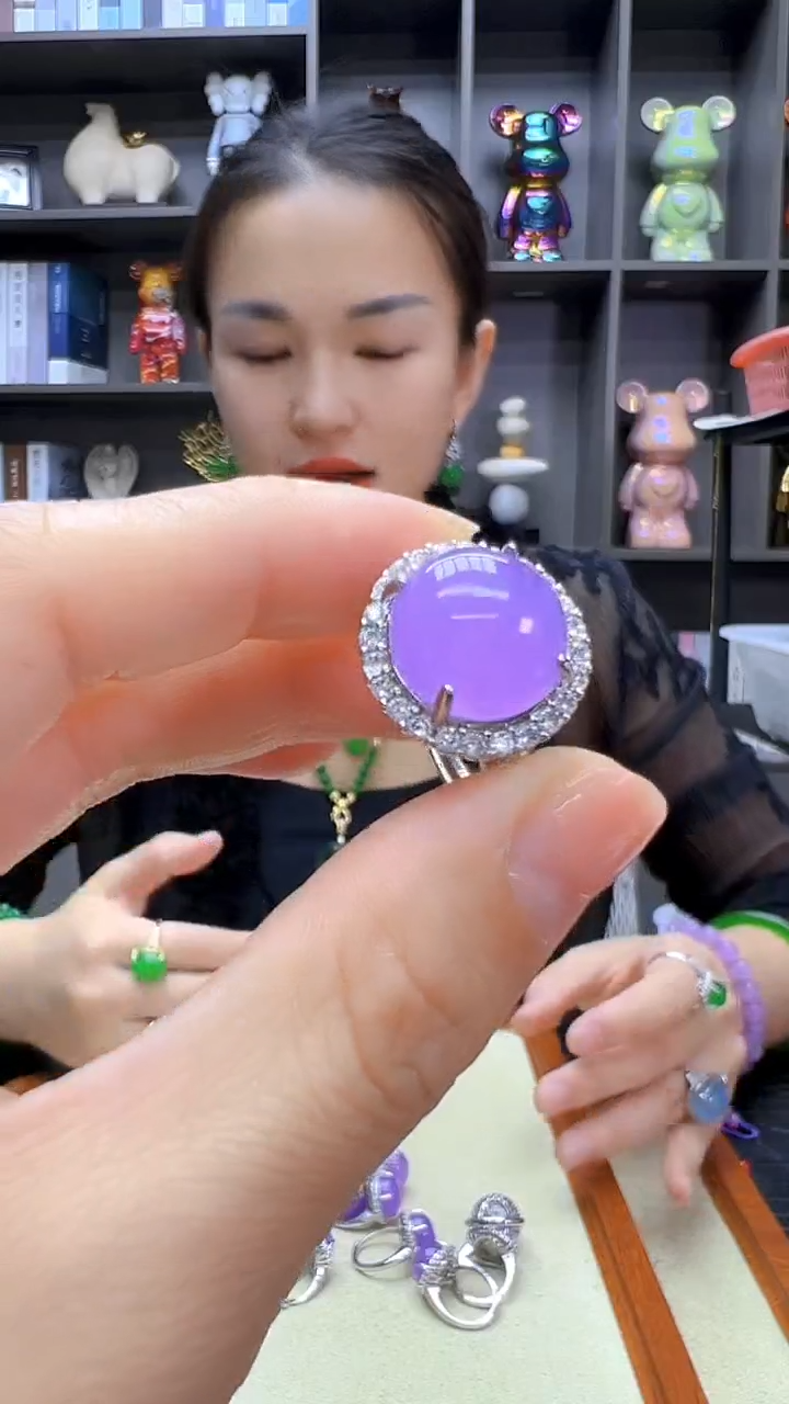 翡翠银S925镶嵌颈饰丹丹diy劲饰