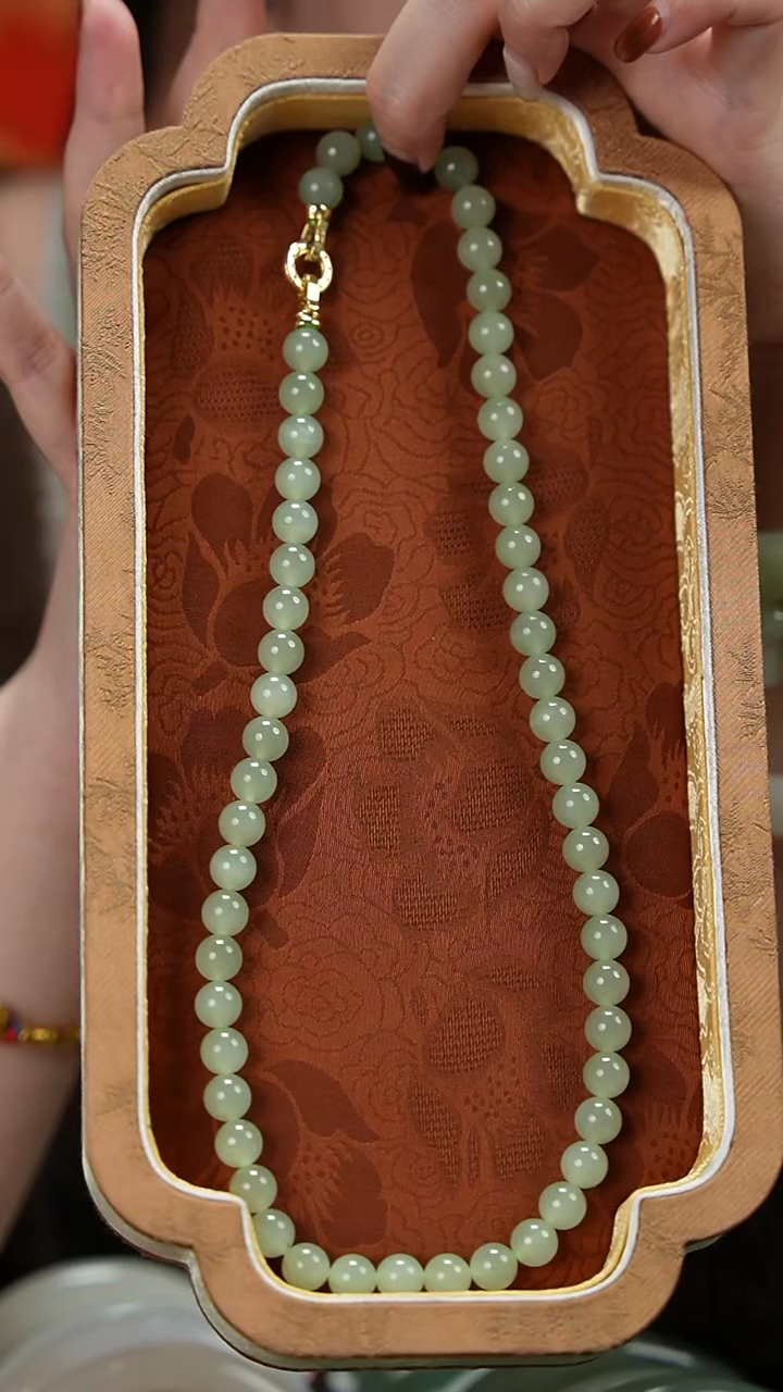 【闪购商品】和田玉项链合金高冰晴项链妈妈链