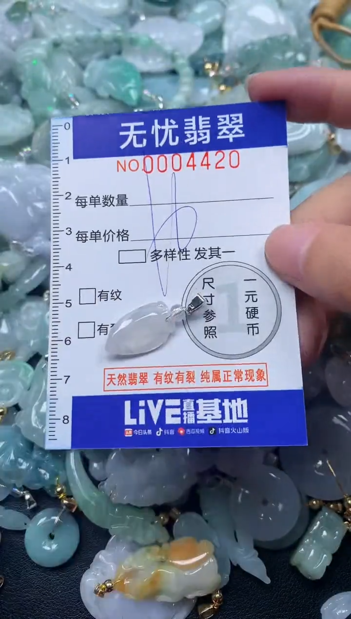 颈饰未镶嵌翡翠4420