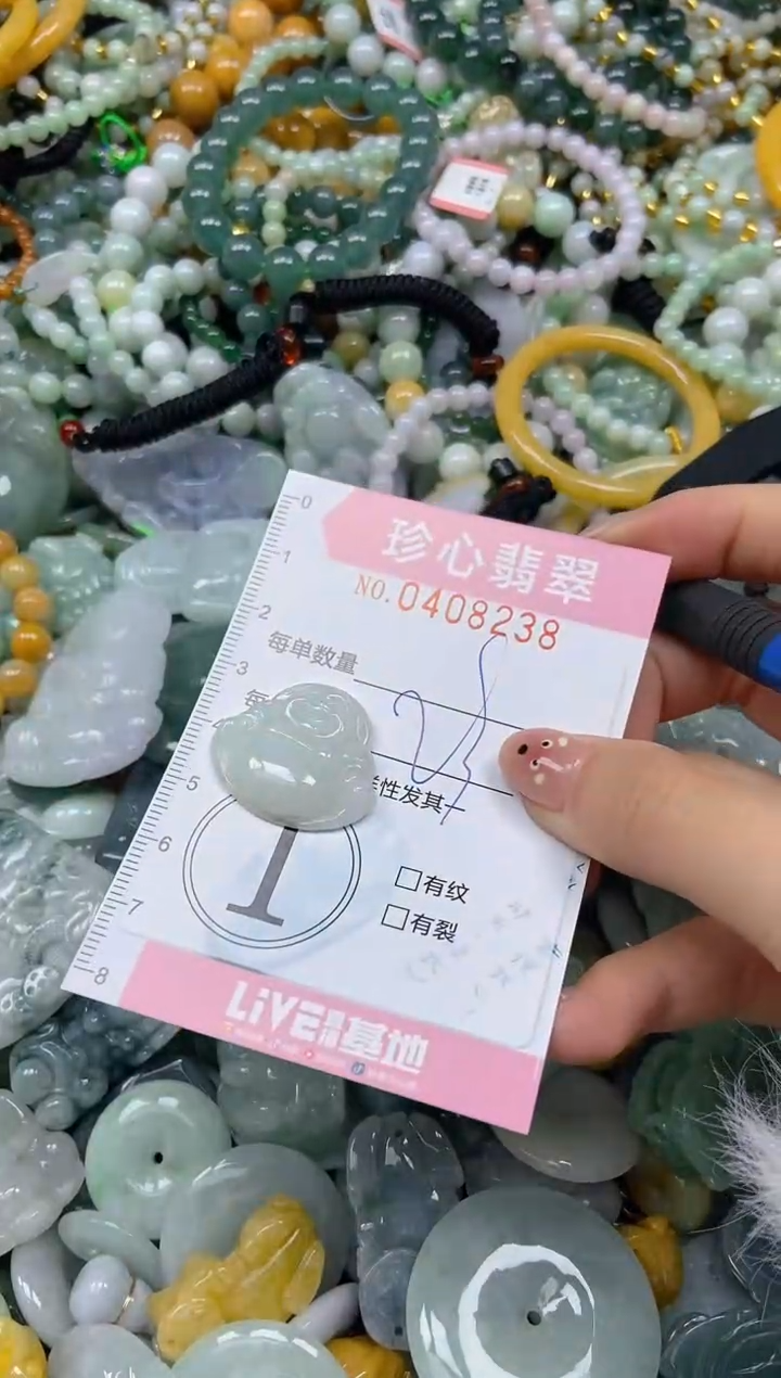 颈饰未镶嵌翡翠闪购0408238