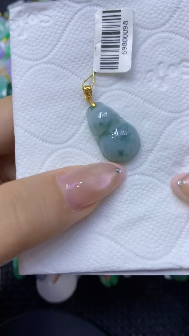 颈饰未镶嵌翡翠天然缅甸翡翠A货