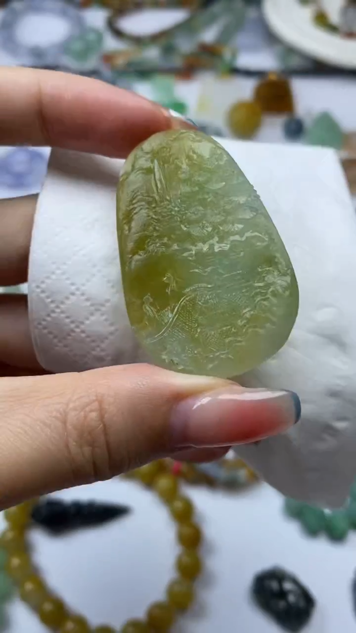 未镶嵌定制翡翠毛货定制不退不换