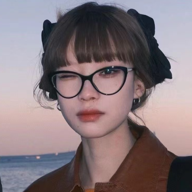 （小青田专属）新款板材眼镜好看百搭时尚潮流显示脸小板材眼镜架