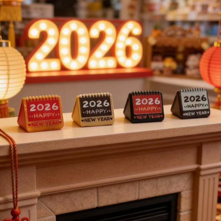 小雨定制【迷你日历】仿真食玩diy树脂配件手机饰品