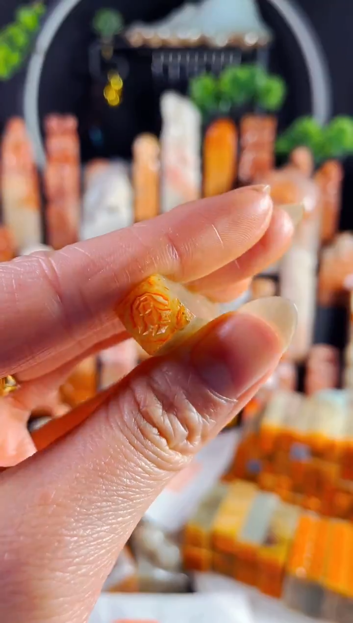 巴林石印石竹**安手工篆刻《安》1.0巴林