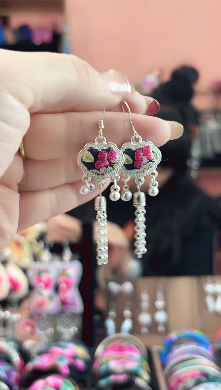 织绣艺枝独绣手工饰品112