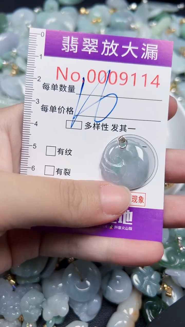 颈饰未镶嵌翡翠9114