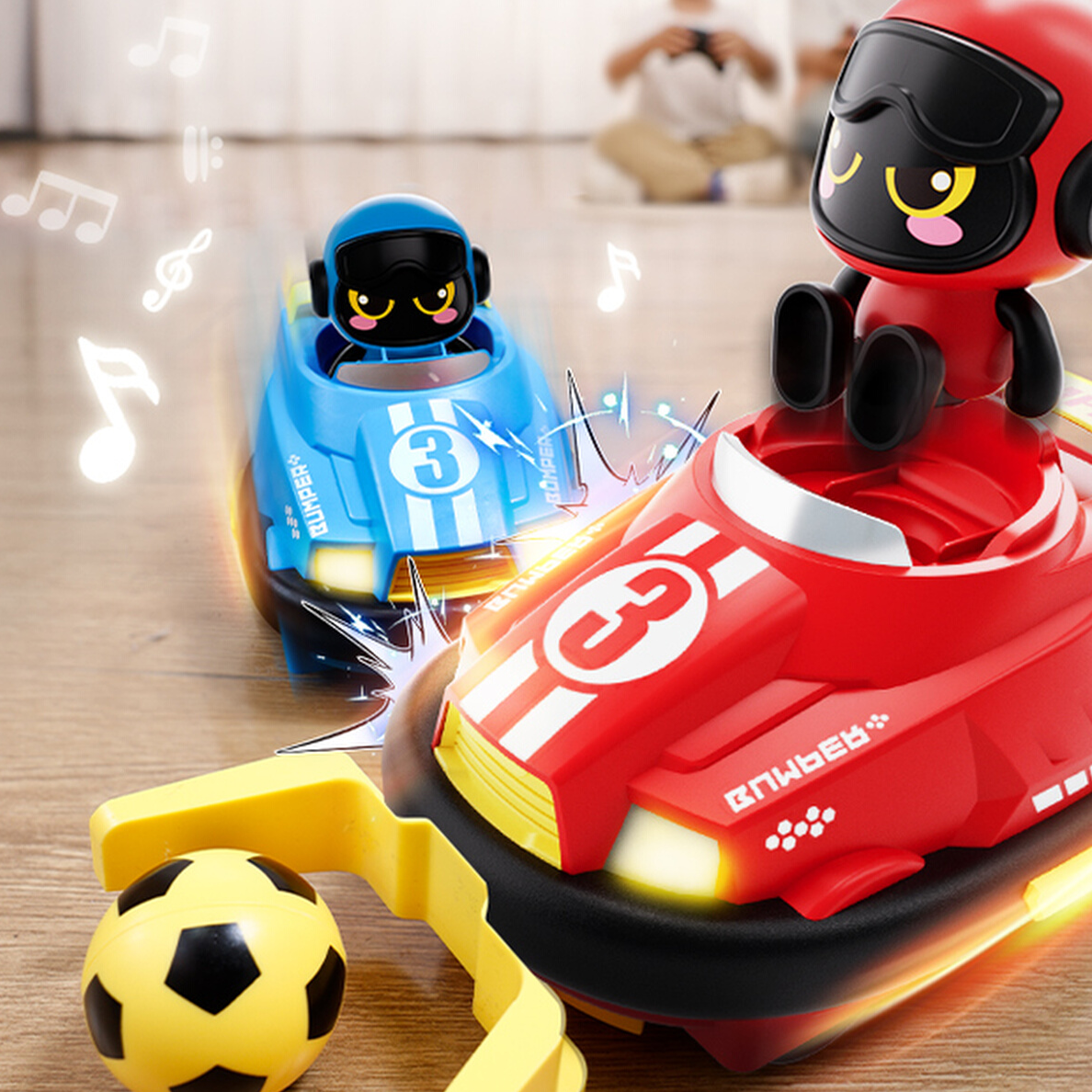 儿童玩具遥控碰碰车双人对战漂移卡丁汽车6-8-12岁男孩子生日礼物