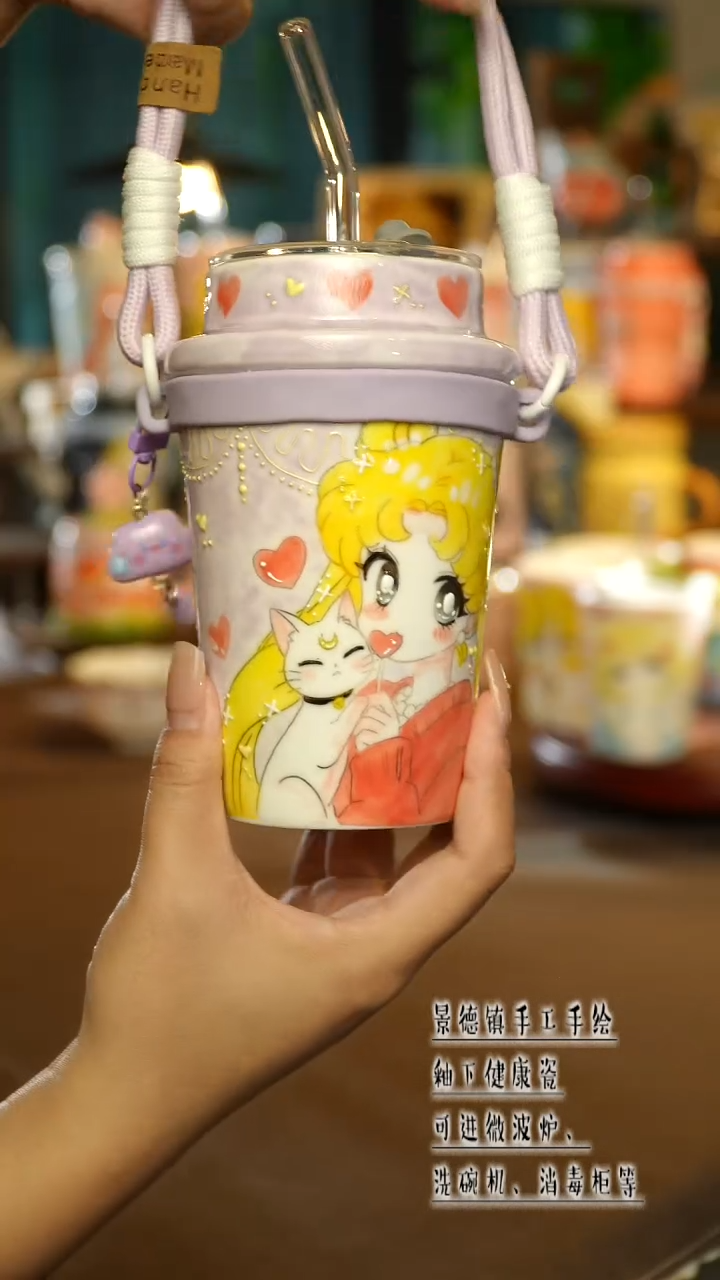 景德镇陶瓷手工手绘&A154