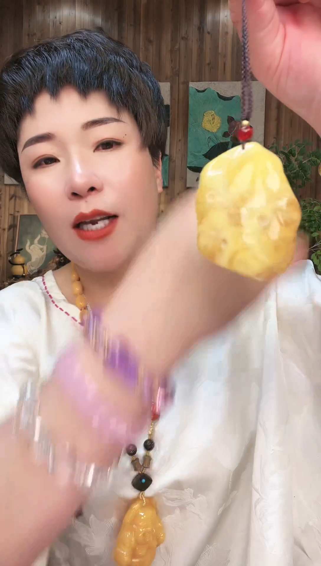 未镶嵌颈饰琥珀00000000617