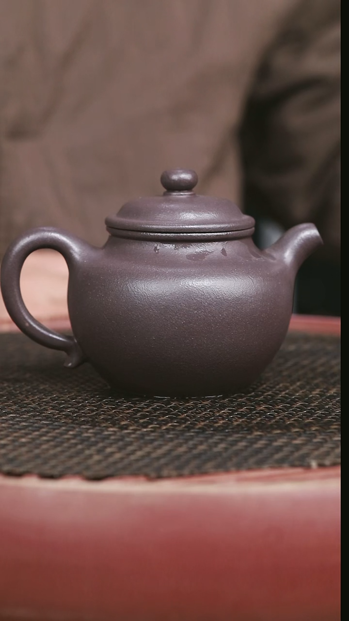 茶壶紫砂2号天青莲子300CC微微暇