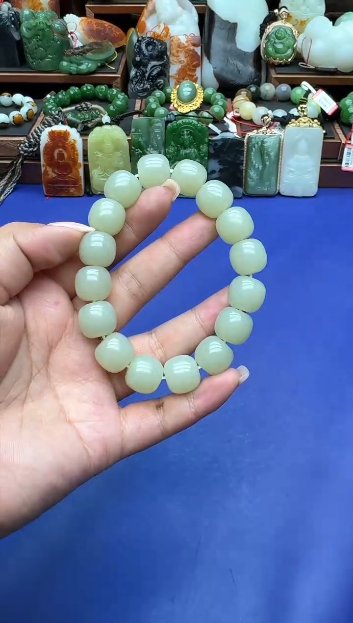 【闪购商品】和田玉手串未镶嵌111111hsl14*