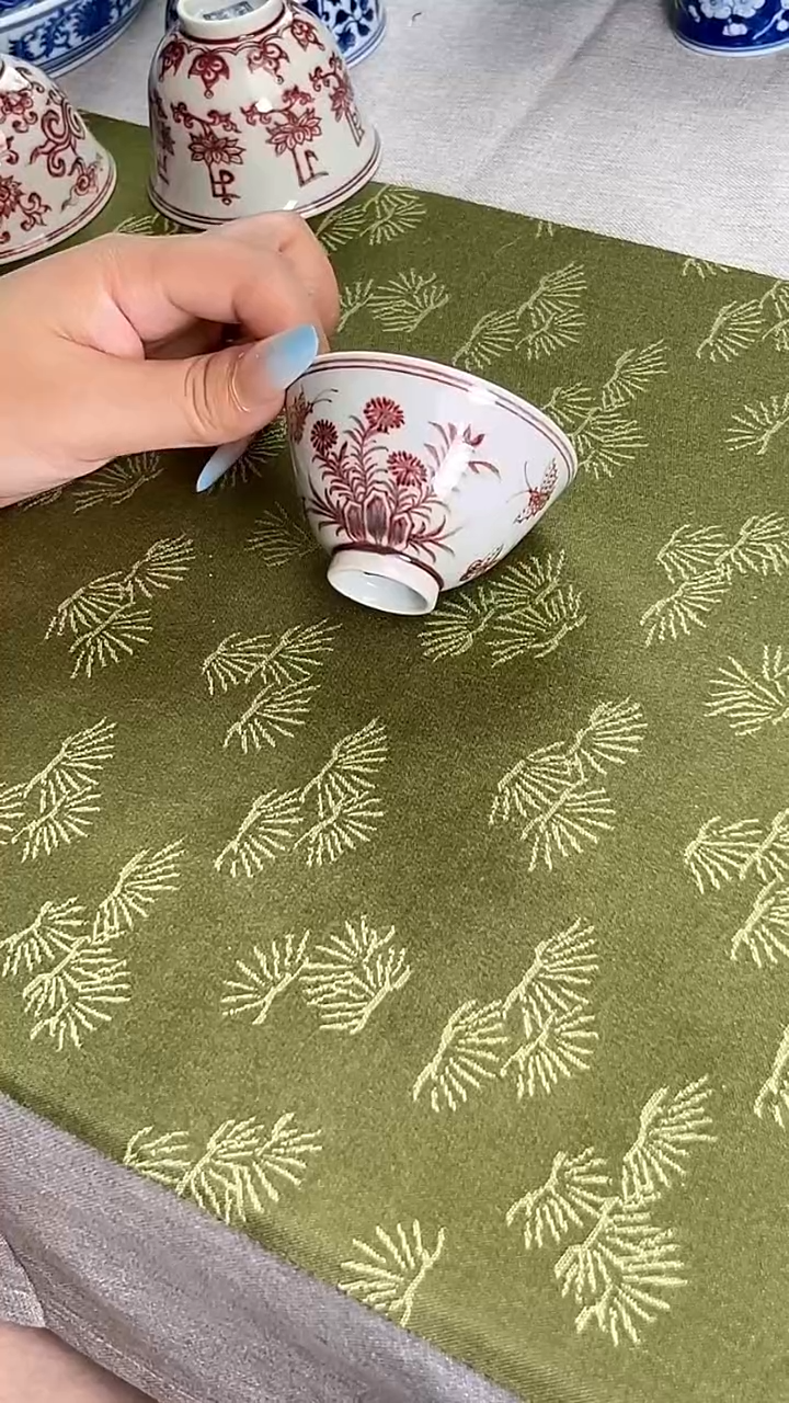 瓷片景德镇毛仔柴窑杯