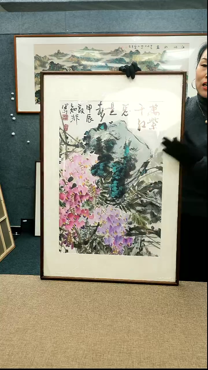 【闪购商品】国画62*92知非老师花鸟