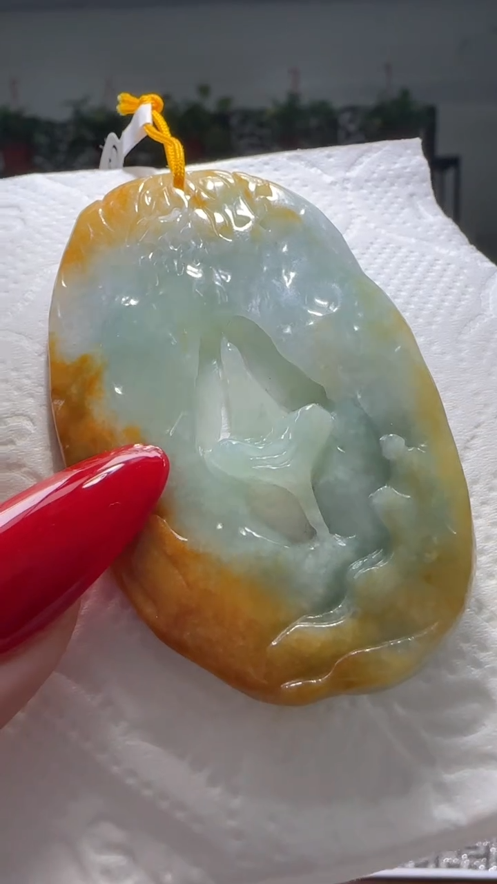 【闪购商品】翡翠颈饰未镶嵌天然翡翠A货吊坠