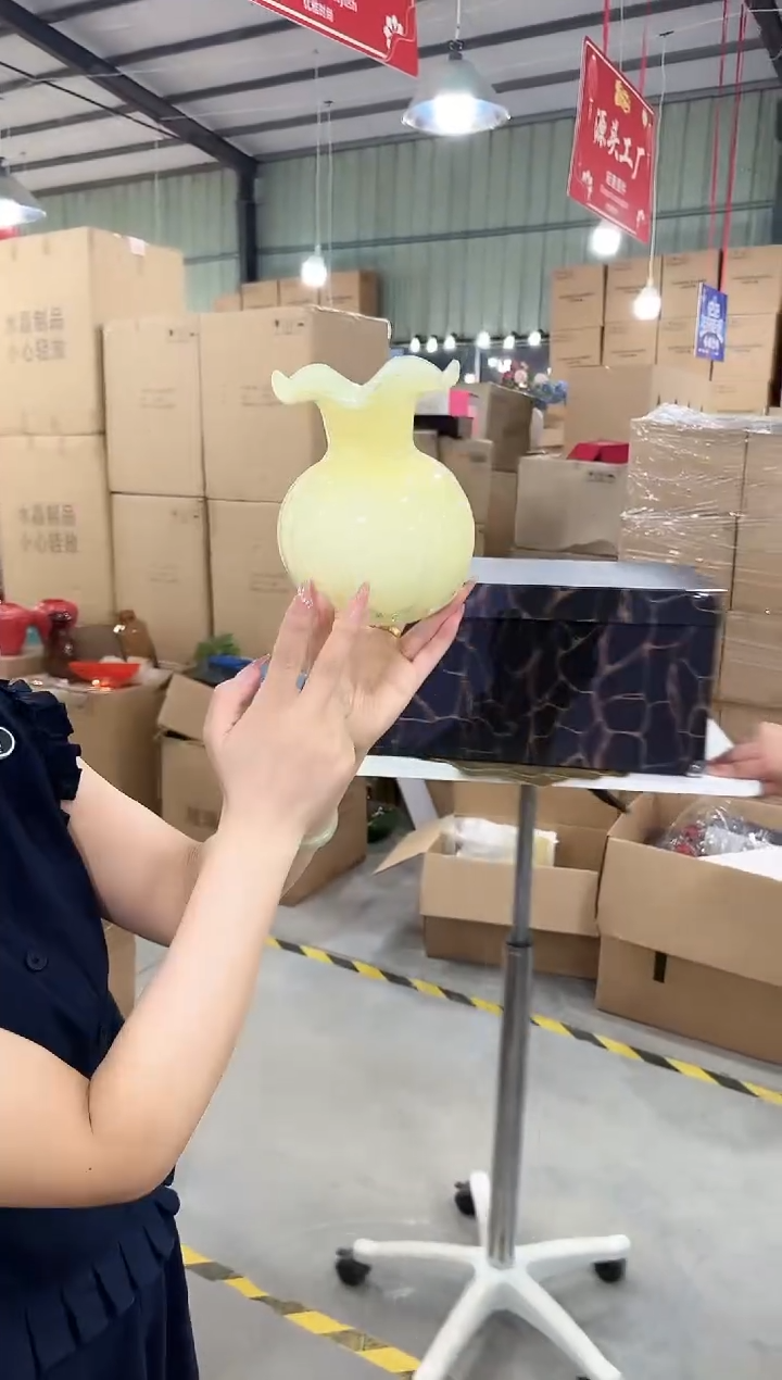 琉璃手工艺品优选花瓶花器G-早33