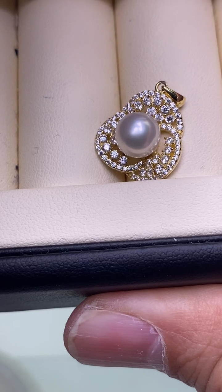 【闪购商品】海水珍珠颈饰银S925镶嵌1