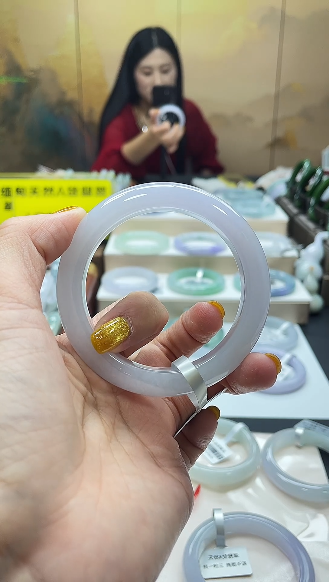 未镶嵌手镯翡翠k***梁31号~~