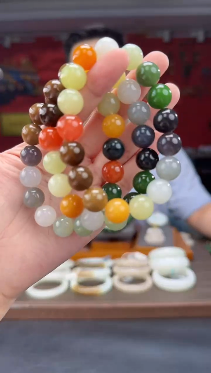 手串未镶嵌和田玉多宝单圈手串多样性发货拍一发一