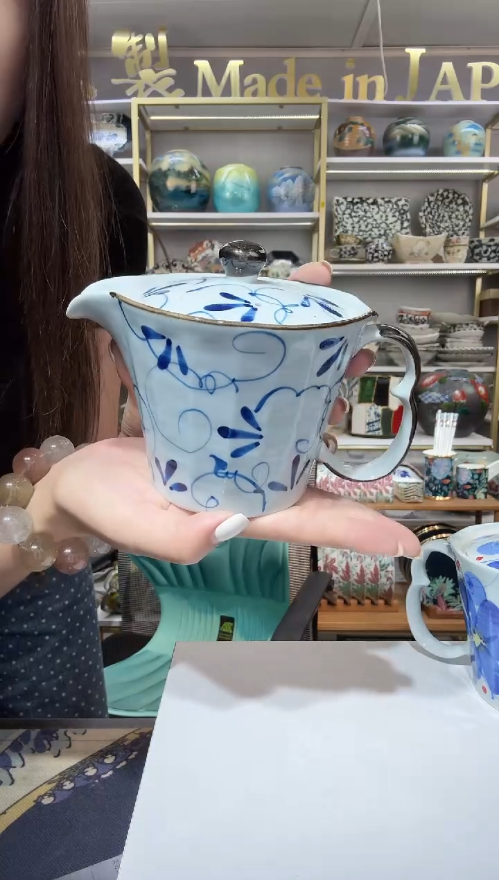 陶瓷有田烧茶壶一只装