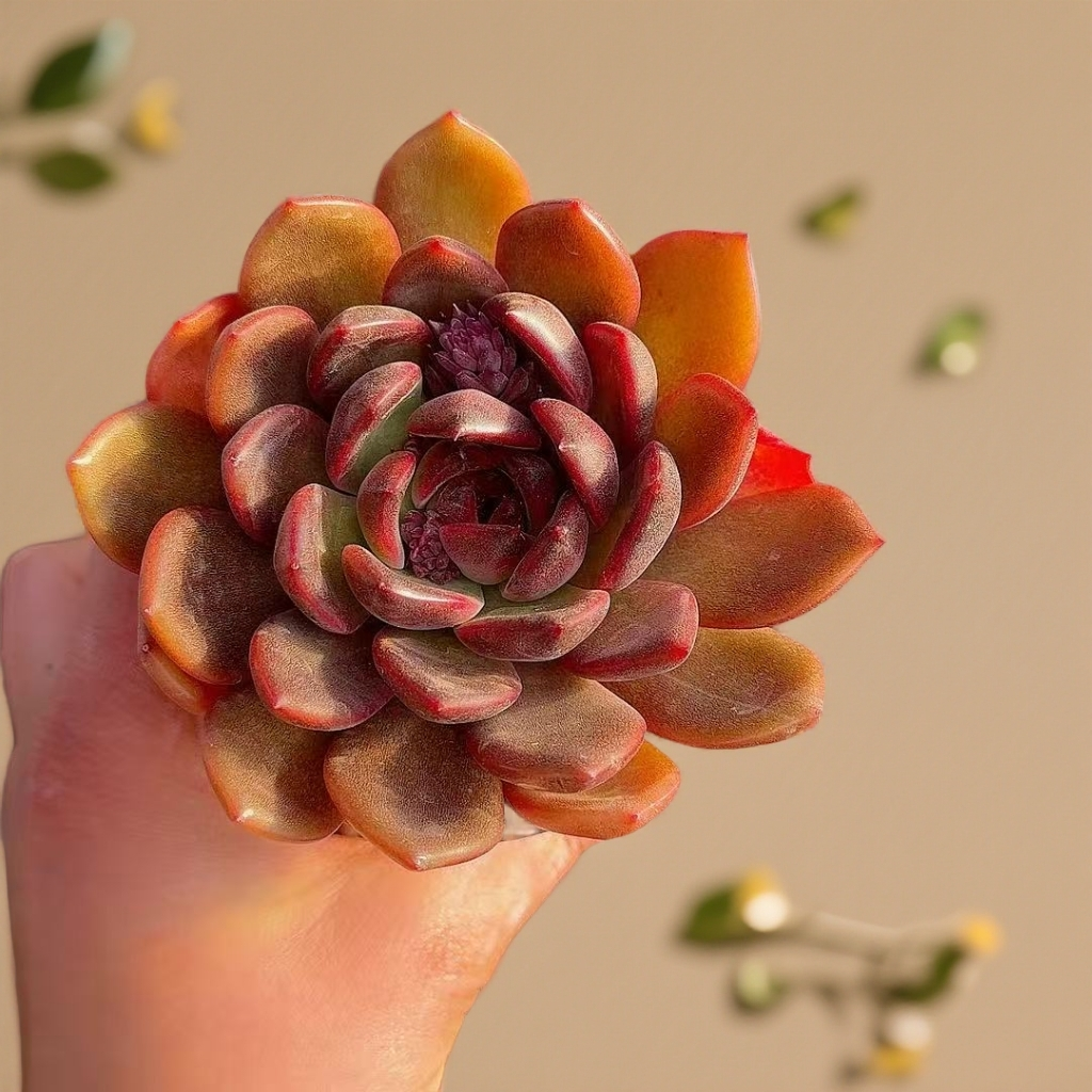 紫薇 单头起（带盆）多肉【满15包邮】 以直播间为准  红色好养