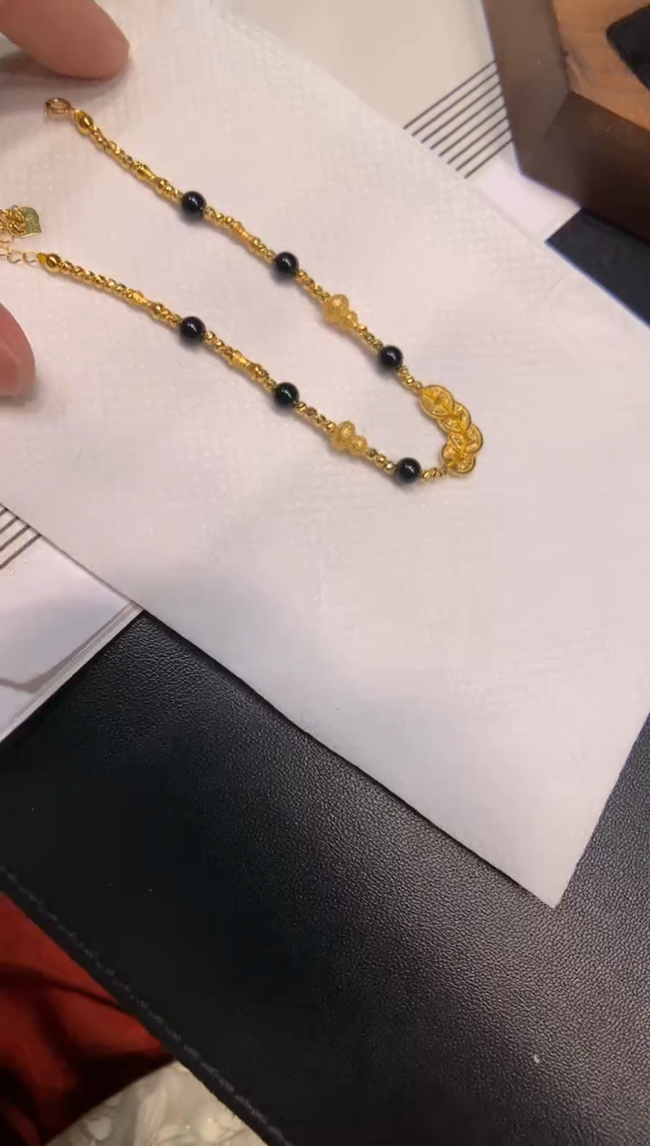 18K金镶嵌手链翡翠手链