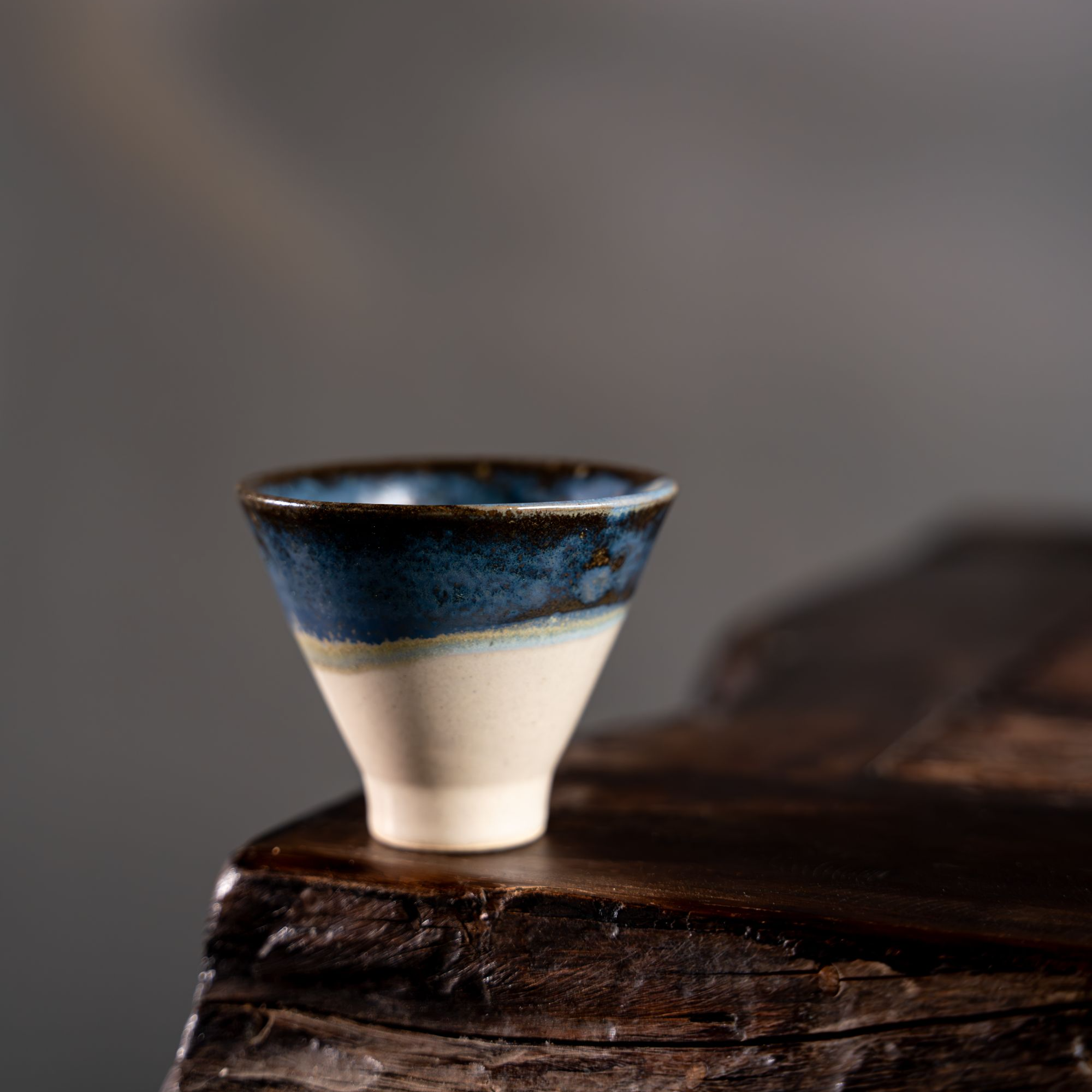 【繁花·湃湃】手作创意茶器主人杯110ml新中式陶瓷杯办公室茶杯