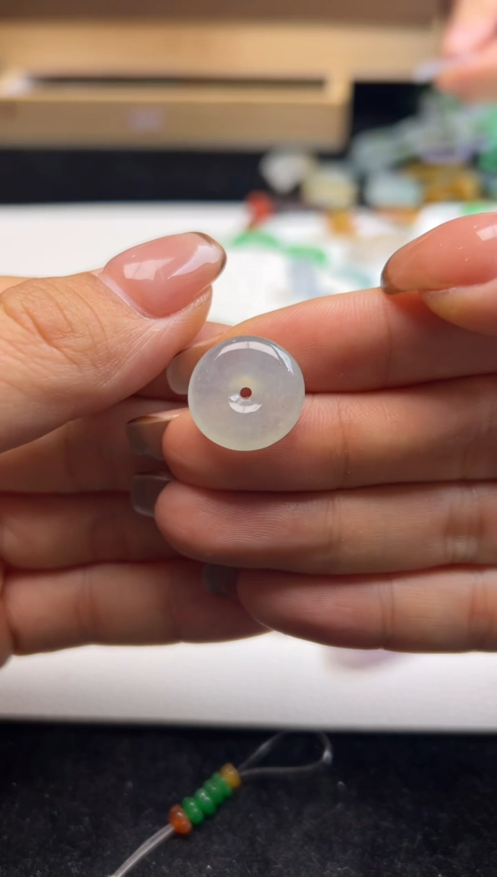 未镶嵌定制翡翠扣子6号360+36