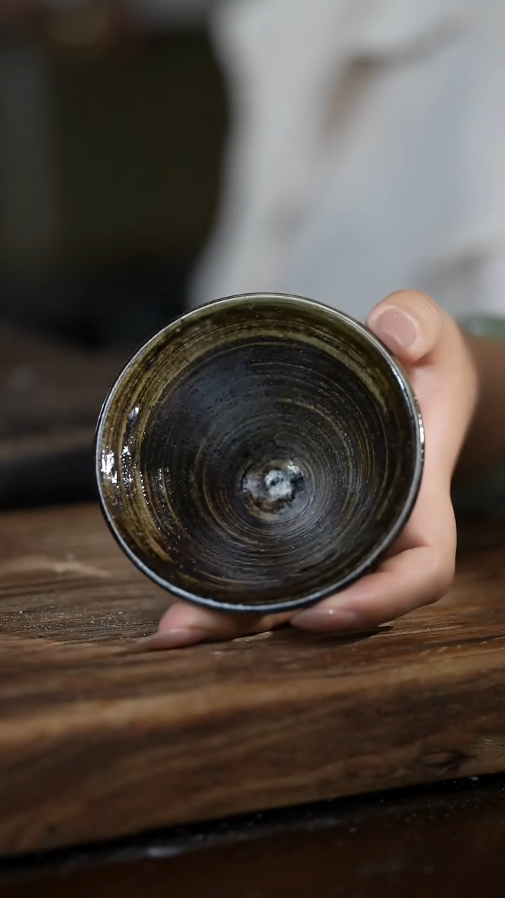 浪鬼柴烧弦**心拍品 不退换 杯