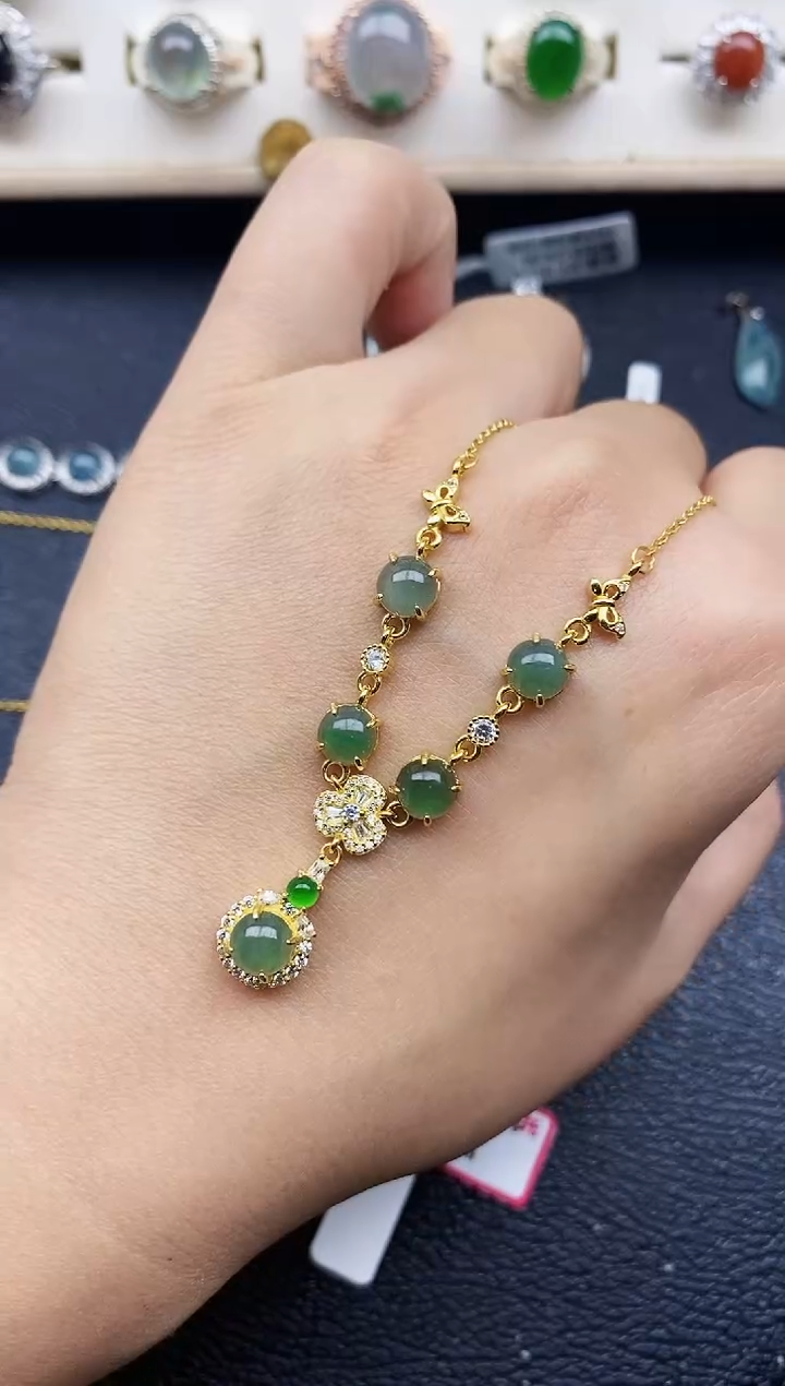 【闪购商品】翡翠戒指银S925镶嵌11111