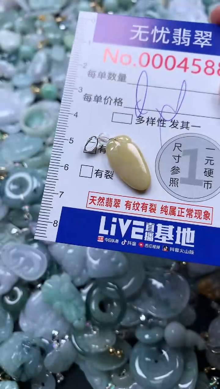 颈饰未镶嵌翡翠4588