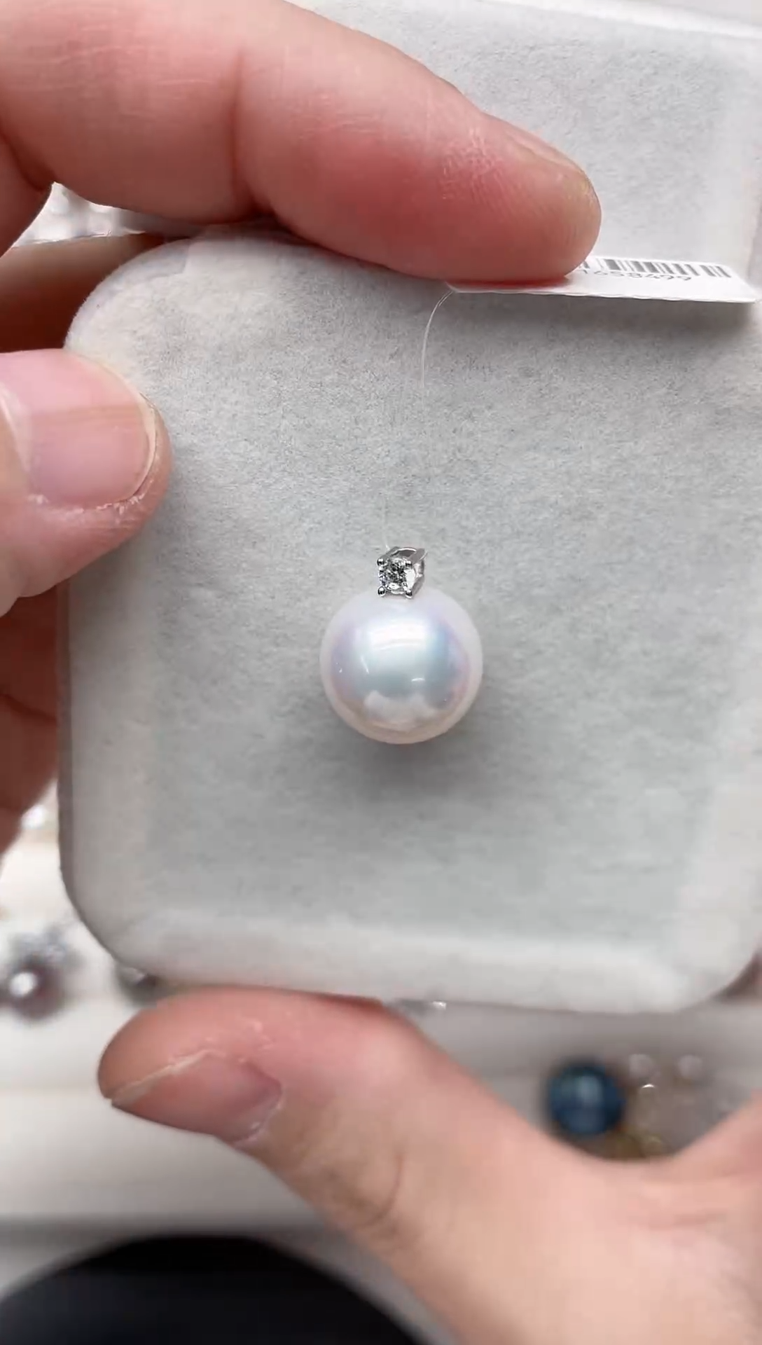 【闪购商品】淡水珍珠吊坠(不含链)银S925镶嵌吊坠