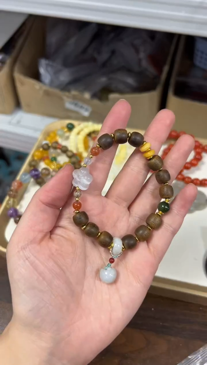 手链蜜蜡未镶嵌孤品蜜蜡设计款手链[328]