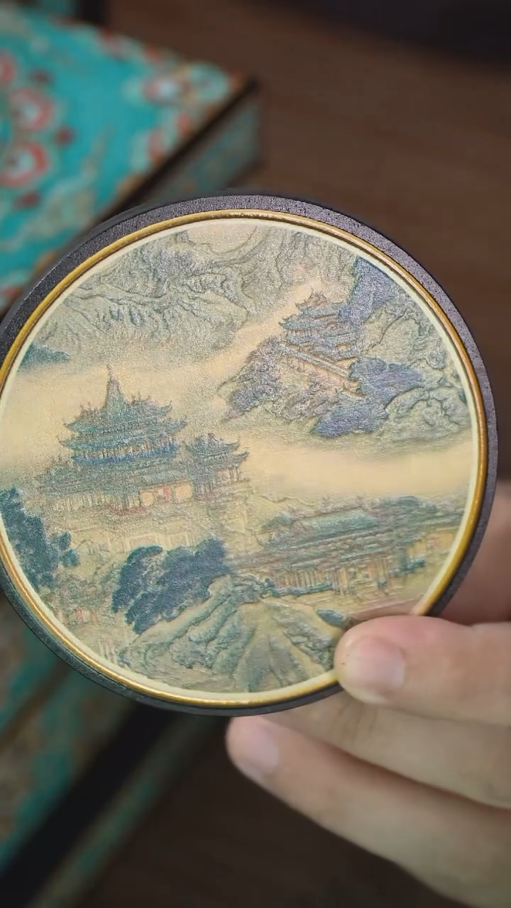 壹藏贰宝蓬莱仙境杯垫一片