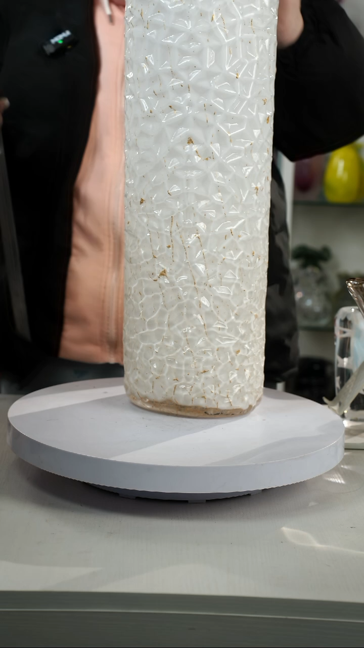 【闪购商品】琉璃【弘扬】高轻奢琉璃花器微瑕福利高60