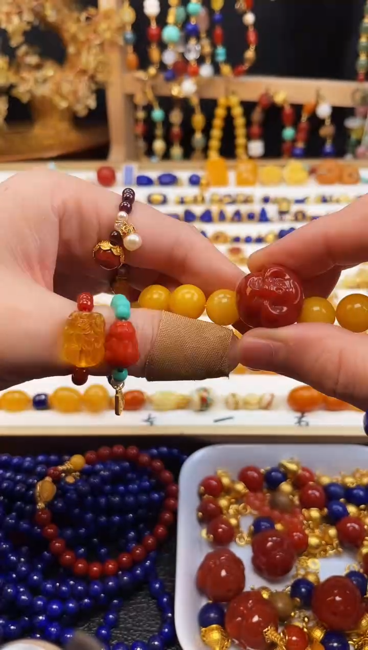 未镶嵌佛头玛瑙/玉髓18mm+一个