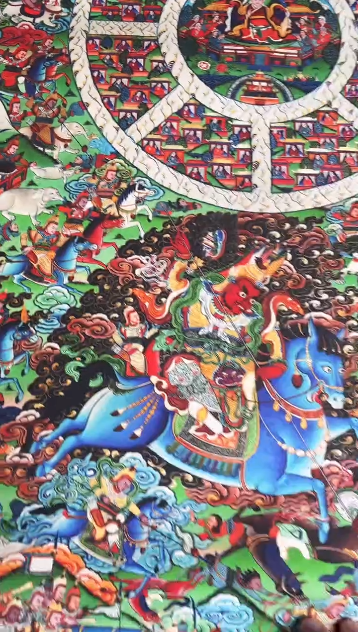 卷轴画路路的唐卡tk160