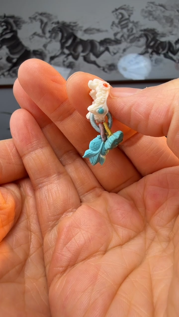 【闪购商品】绿松石提溜未镶嵌时尚百搭A1850