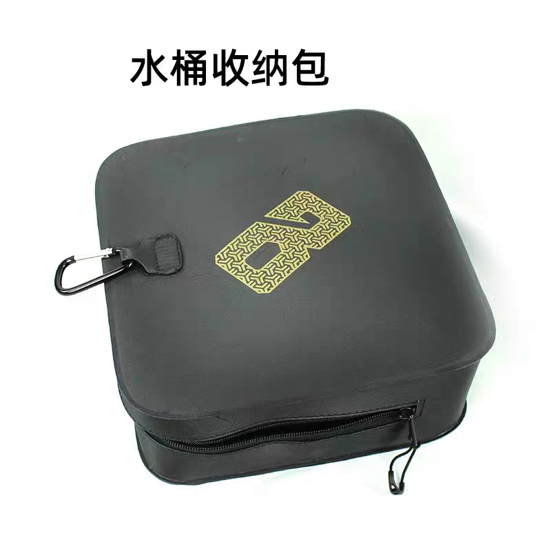捌佰度800度打水桶钓鱼折叠活鱼桶一体成型矶钓户外野钓路亚加厚