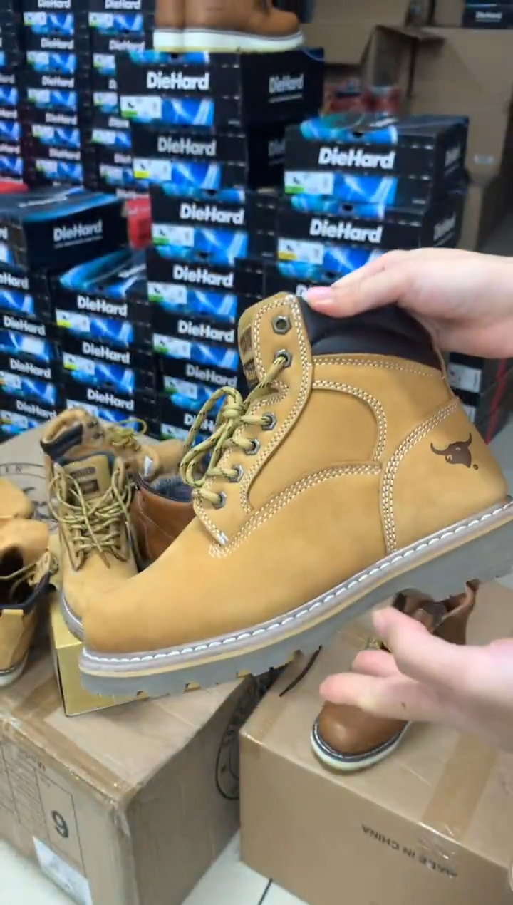 织物41码，牛头1，皮鞋码，牛皮工装靴，默认微瑕 个别鞋面有胶印