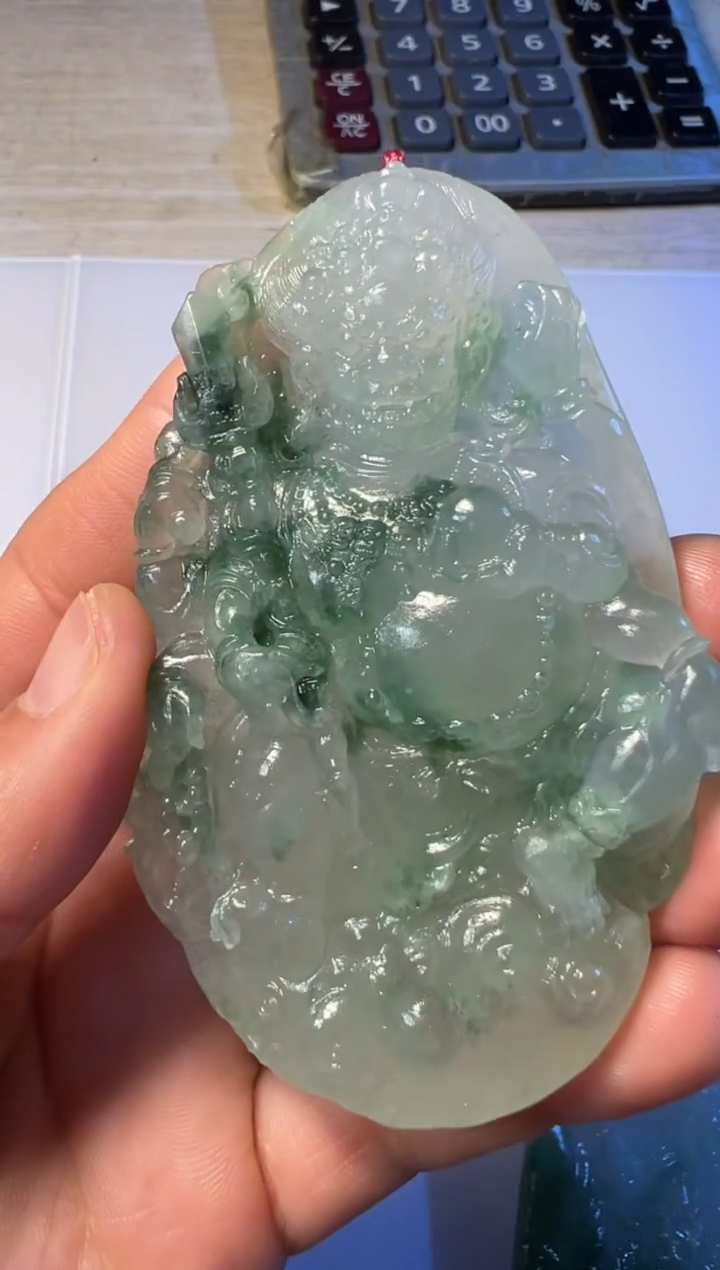 【闪购商品】定制翡翠未镶嵌大黑天