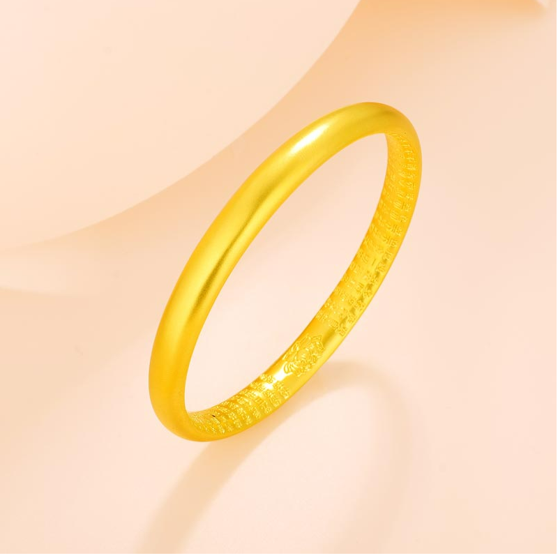 【莹莹专享】足金999饰品 54#泥鳅背手镯 GP 11.68