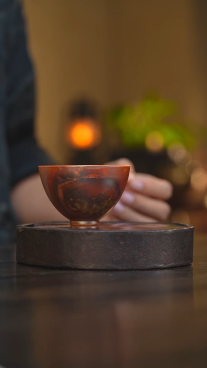 47柴房陶瓷柴烧主人杯