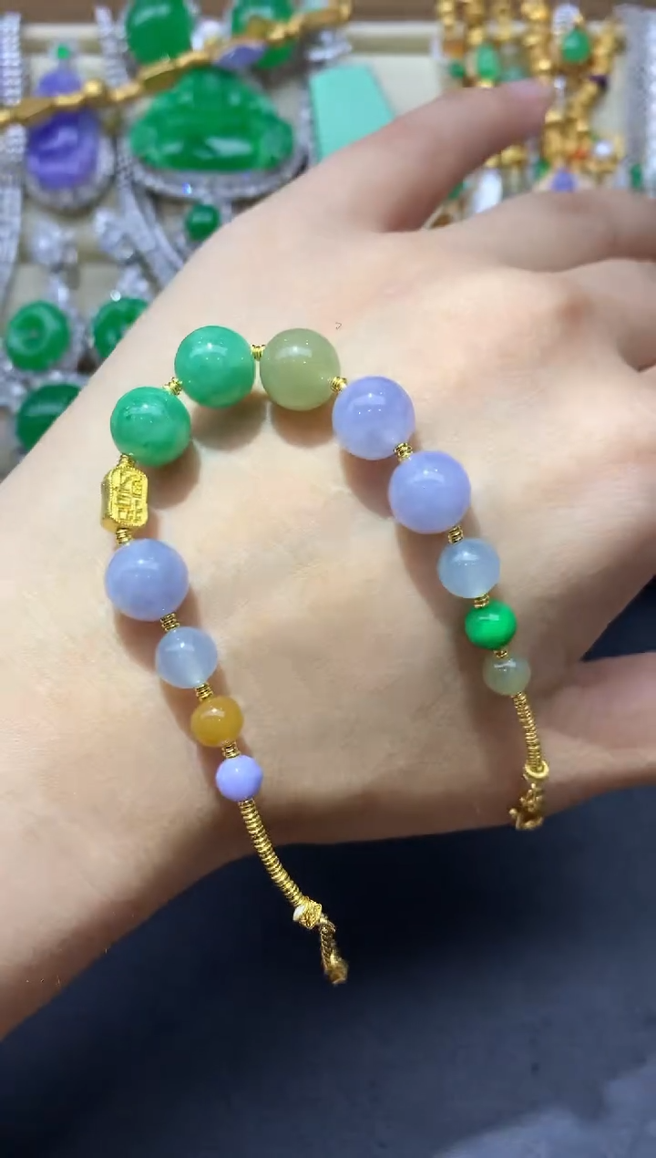 未镶嵌手链翡翠571-中国好珍宝
