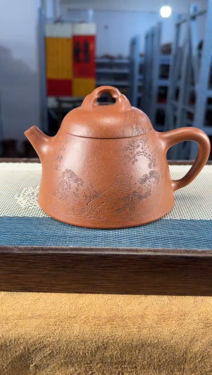 茶壶紫砂68宜兴紫砂全手380cc