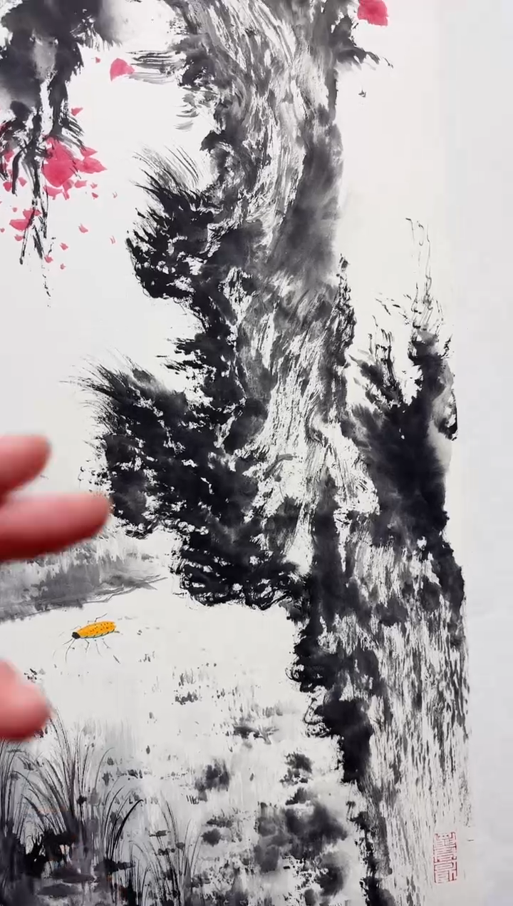 国画秦燕格国画手绘作品Y8