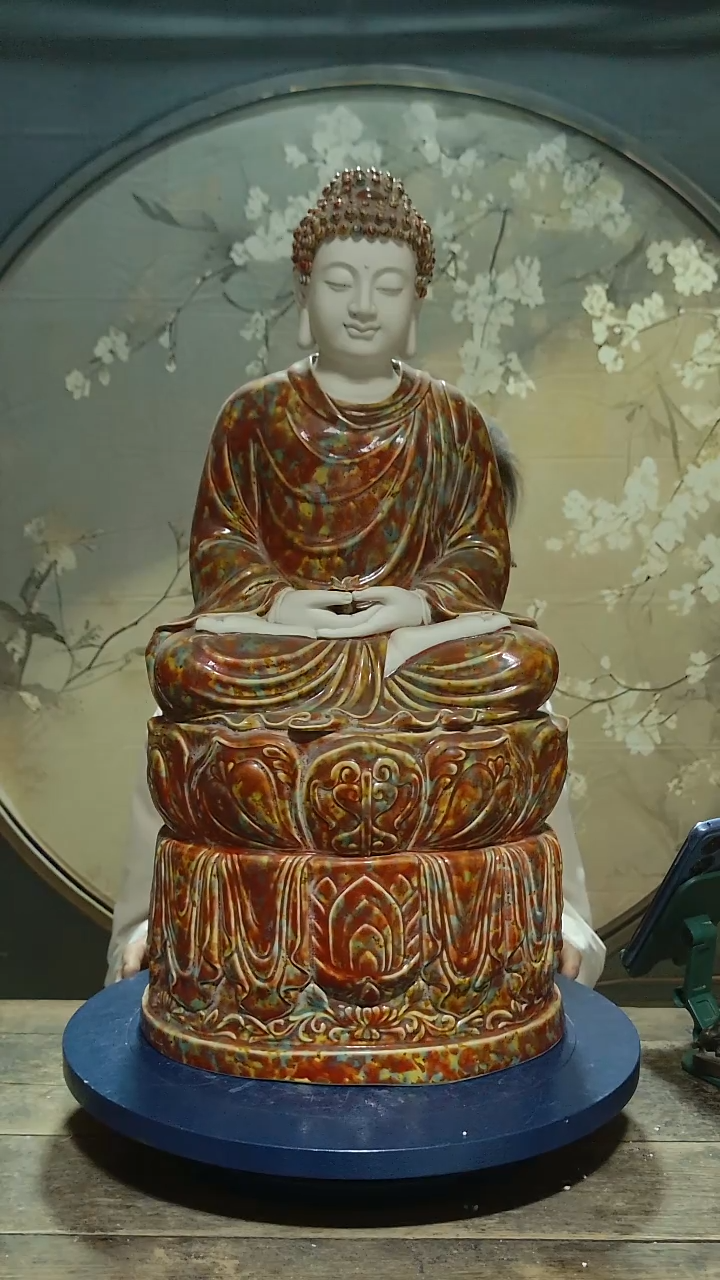 佛像该****，德化瓷佛祖造像
