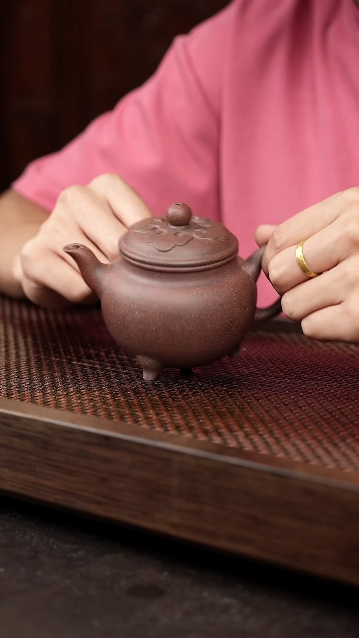 茶壶紫砂岩中泥大彬如意